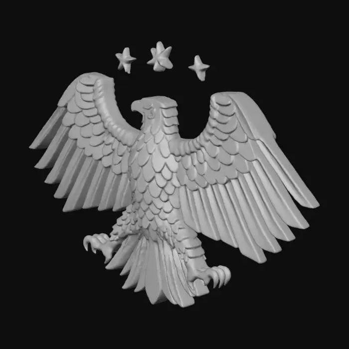 3D model for Golden Eagle Emblem
