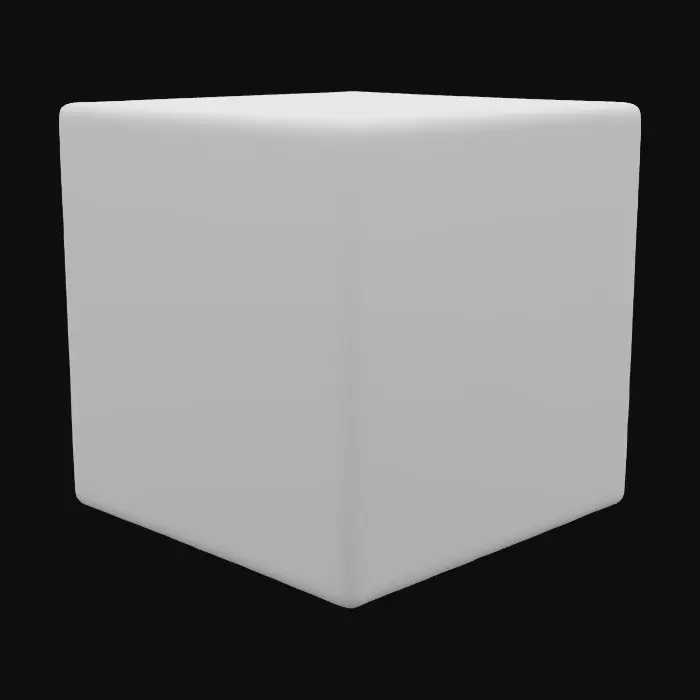 3D model for I want to create a cube with three colors: #F26558, #999C9E, and #ECE9E9. Each color should be applied to opposite sides of the cube. For example, if one face is #F26558, the face directly opposite to it should also be #F26558. Similarly, #999C9E and #ECE9E9 should each be applied to opposite faces of the cube. The cube should have a clean, smooth surface with evenly distributed colors.