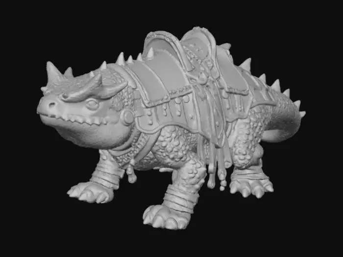 3D model for Land Dragon