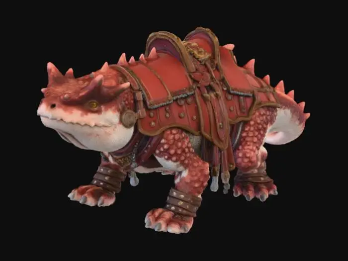 3D model for Land Dragon
