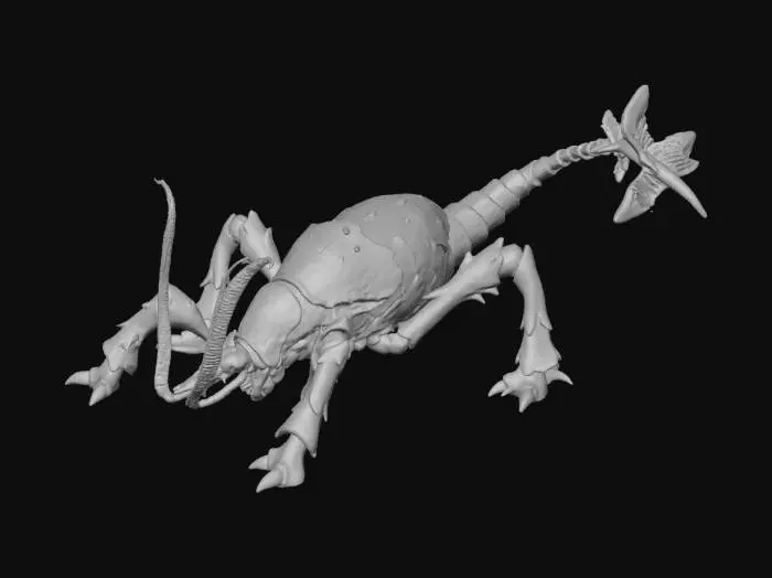 3D model for Rust Monster