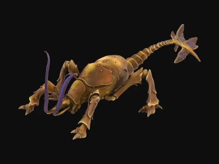 3D model for Rust Monster