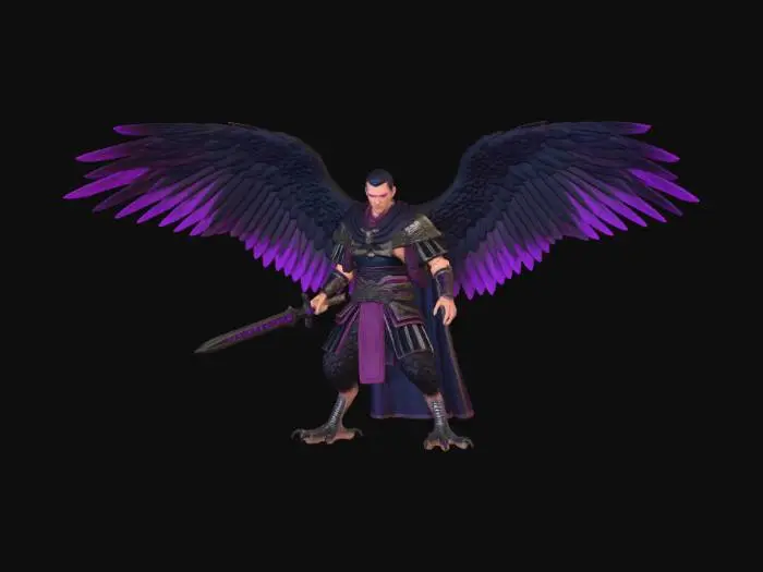 3D model for Ebonwing Warlord