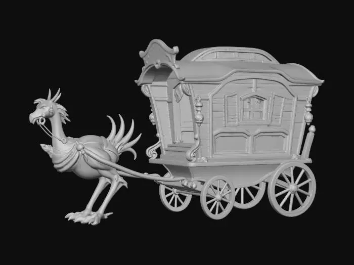 3D model for Drill Bird Coach