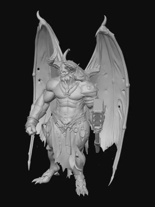 3D model for Pit Fiend, Male