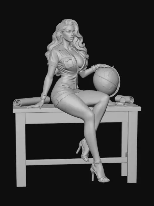 3D model for Explorer Pin-up