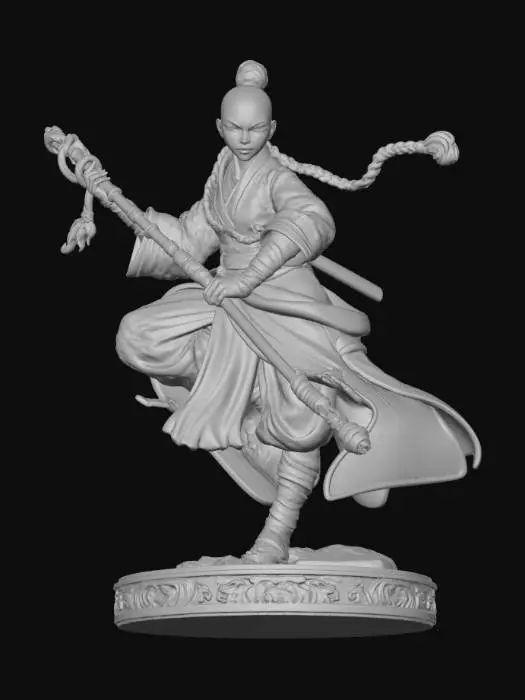 3D model for Dragonspire Library Monk