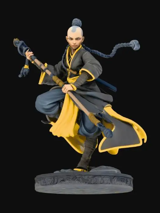 3D model for Dragonspire Library Monk