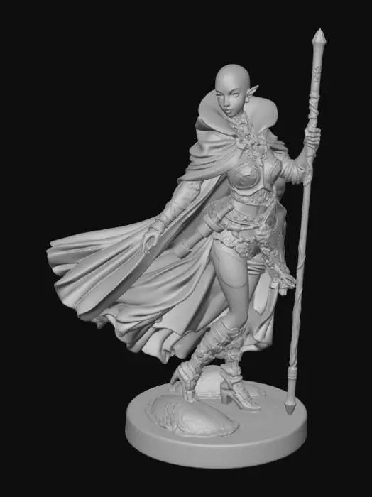 3D model for Black Rose Enchantress