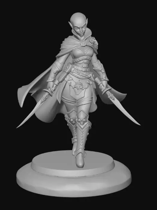 3D model for Black Rose Nightblade