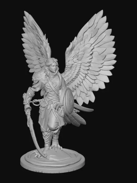 3D model for Rainbow Wings Paladin