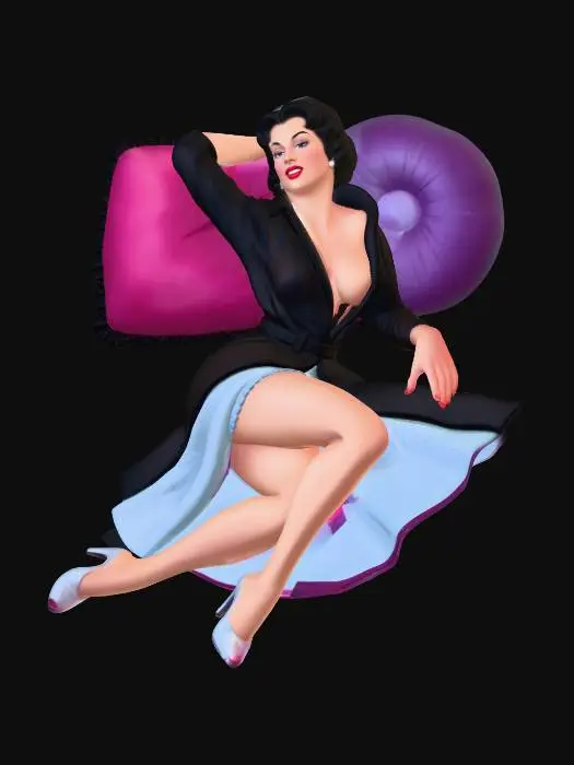 3D model for Crimson Seduction