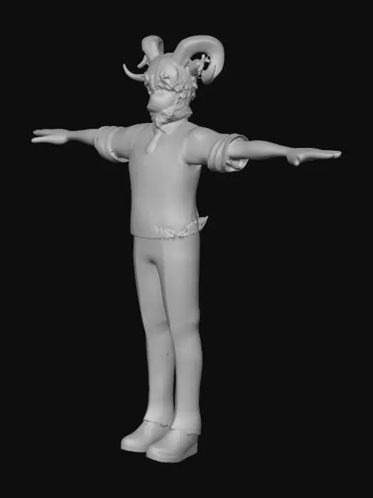 3D model for Ram Character