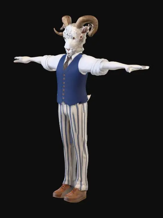 3D model for Ram Character