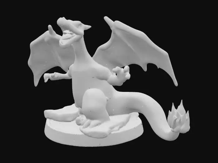 3D model for Dragon Sculpture