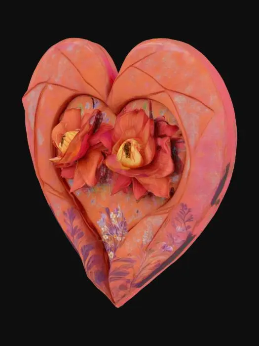 3D model for Floral Heart Harmony