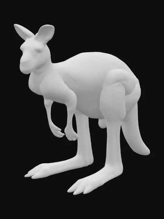 3D model for Monochrome Kangaroo