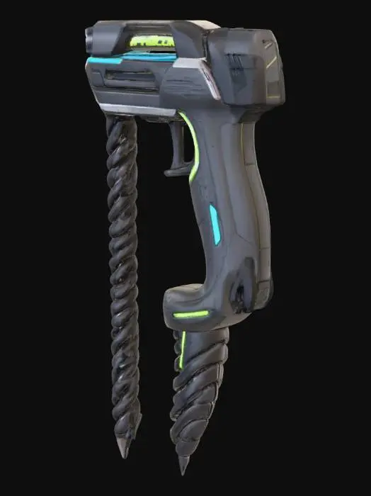 3D model for Futuristic Power Drill