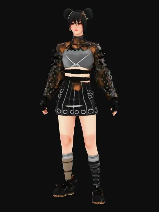 3D model for PUBG Customization Screen