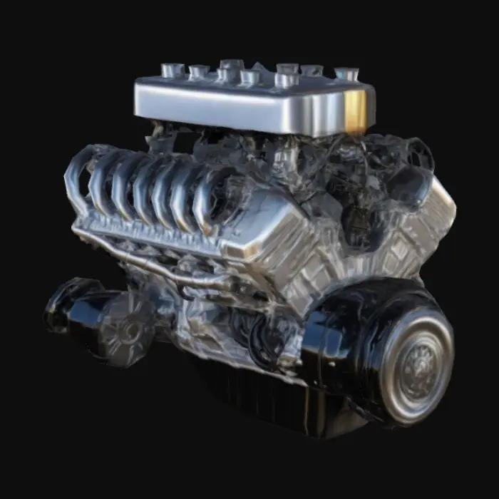 3D model for Автомобильный двигатель v8