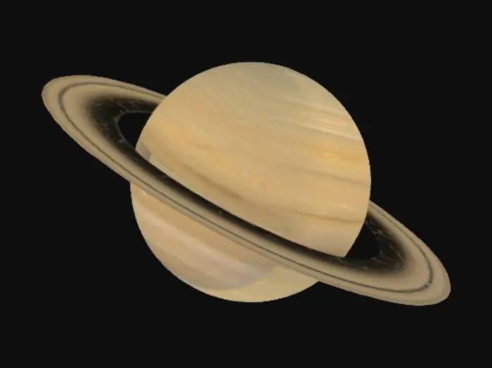 3D model for Saturn's Rings and Moons