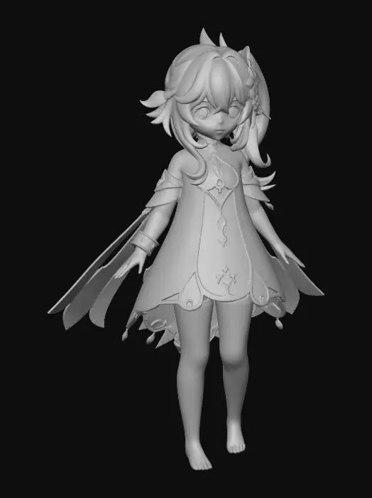 3D model for Emerald Maiden