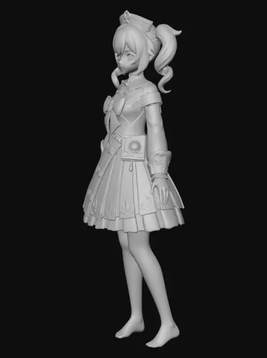 3D model for Azure Dawn Maid