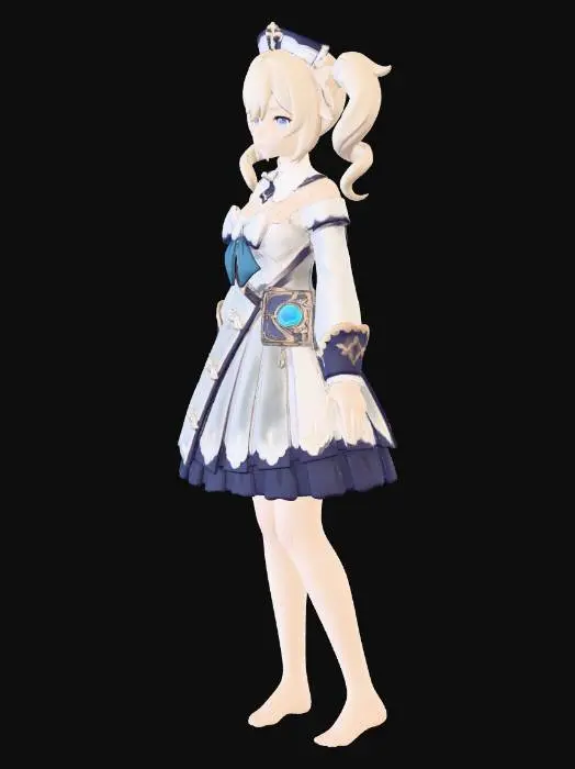3D model for Azure Dawn Maid