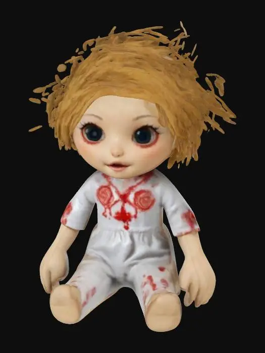 3D model for Creepy Doll