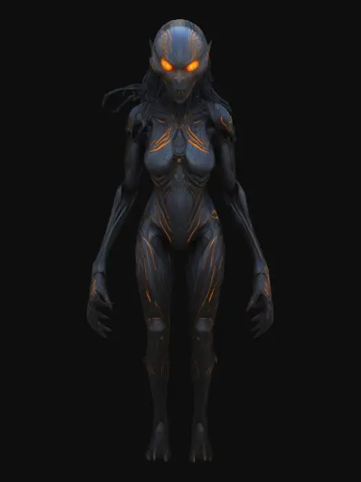 3D model for Eldritch Alien