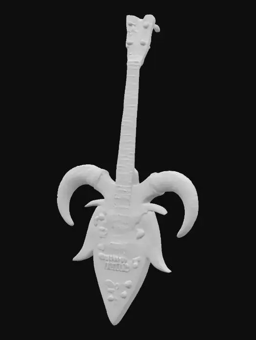 3D model for Heavy Metal Style Guitar