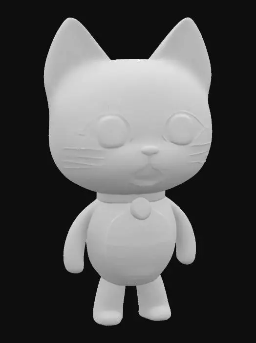3D model for Lucky Cat Toy Neko Dandadan