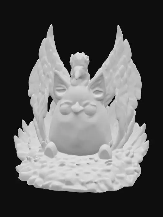 3D model for Furby, Guardian of the Nest