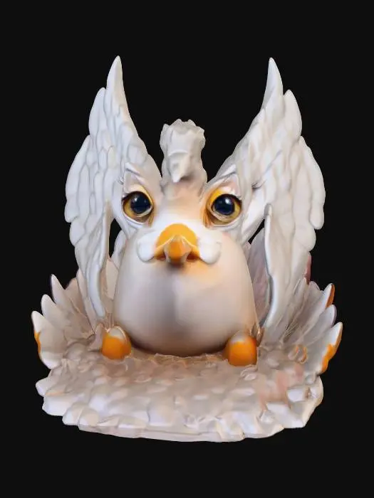 3D model for Furby, Guardian of the Nest