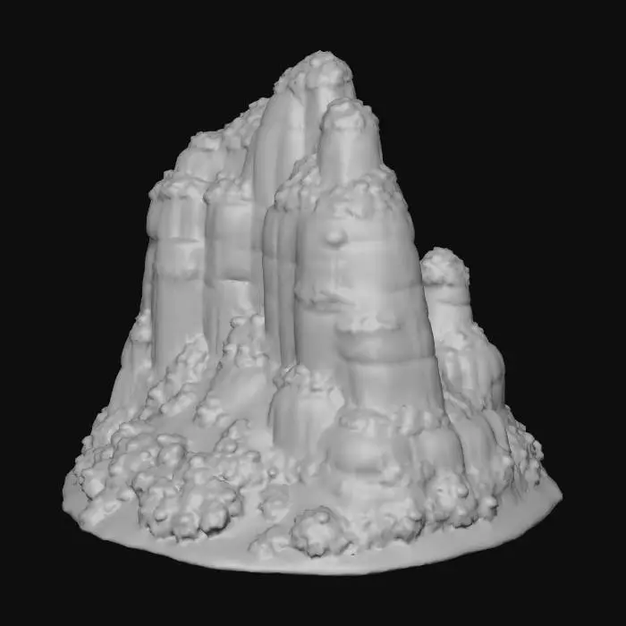 3D model for Majestic Rock Formation