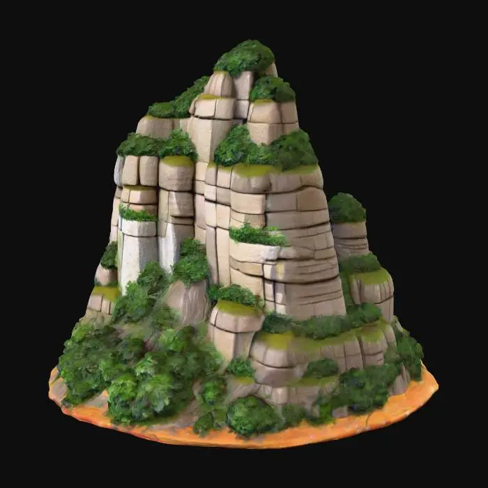 3D model for Majestic Rock Formation