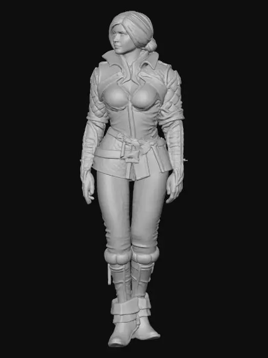 3D model for Fantasy Warrior Mage