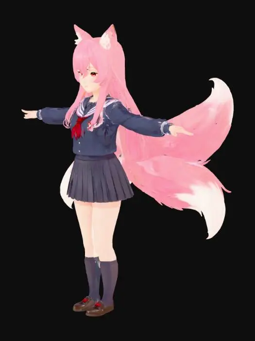 3D model for Fox Spirit Student