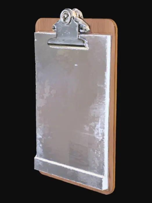 3D model for Clipboard Blank Page