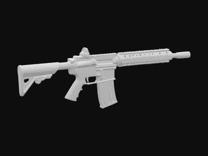 3D model for A high poly/high resolution, ultra realistic, M16A4, Assault Rifle