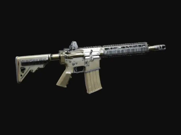 3D model for A high poly/high resolution, ultra realistic, M16A4, Assault Rifle