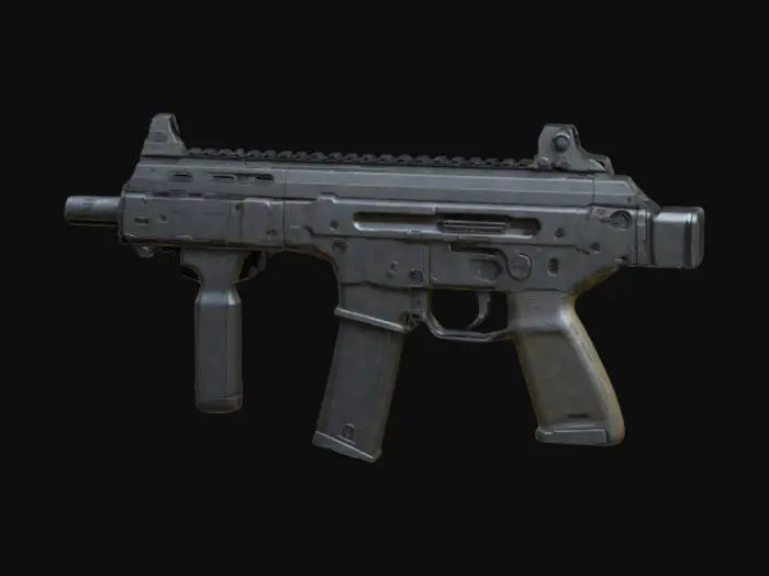 3D model for A high poly/high resolution, ultra realistic, UMP45