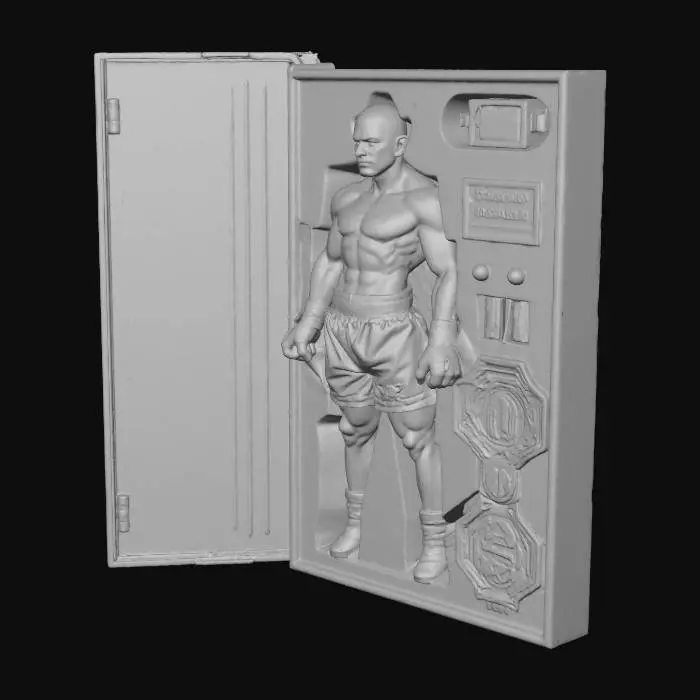 3D model for Boxing Champion Display