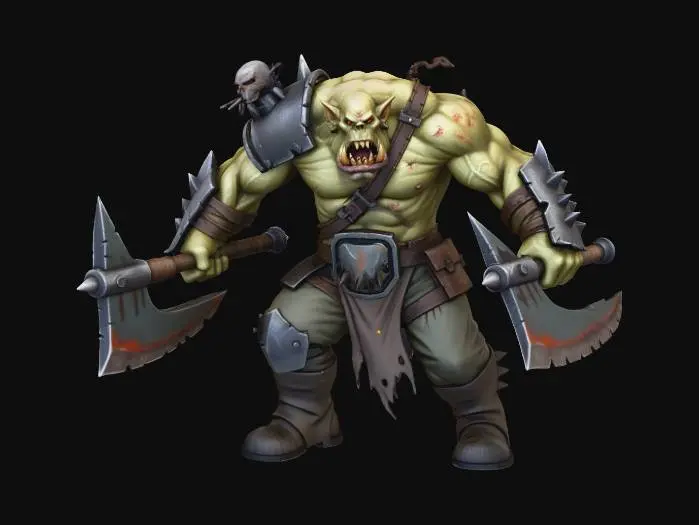 3D model for Orc Warlord's Fury