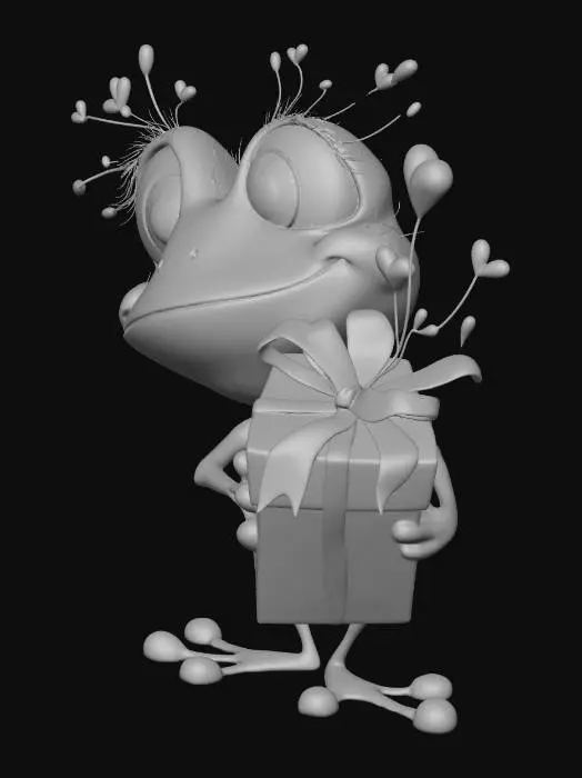 3D model for Hoppy Valentine