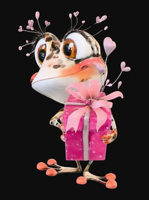 3D model for Hoppy Valentine