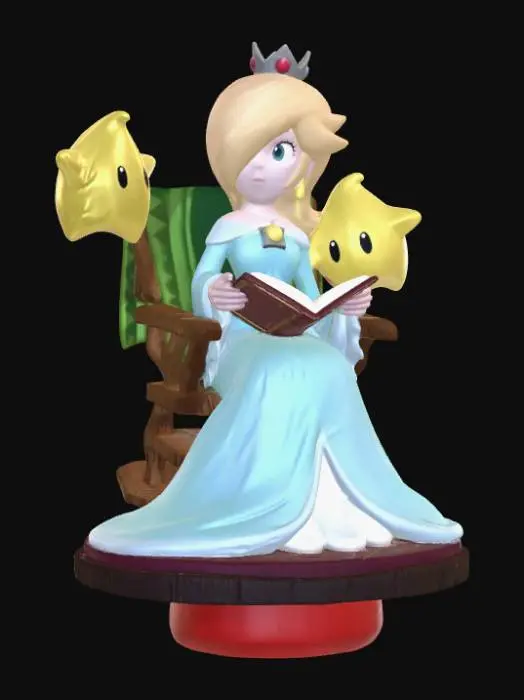 3D model for Rosalina Reading with the Lumas