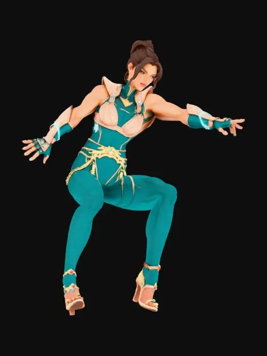 3D model for Warrior Elegance