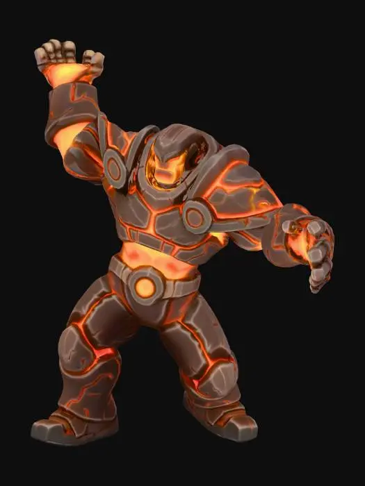 3D model for Molten Guardian