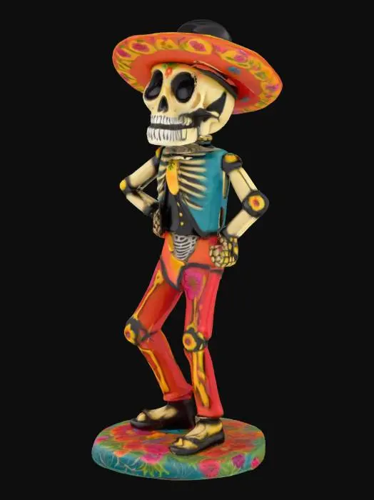3D model for Skeleton Fiesta